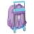 Sac à dos à roulettes stitch sweet 34 cm Bleu / blanc 3 - vertbaudet enfant 