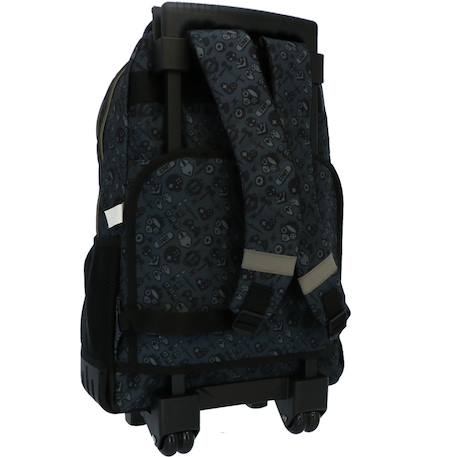 Sac à dos à roulettes gamer 46 cm trolley haut de gamme - cartable Multicolore 3 - vertbaudet enfant 