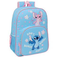 -Sac à dos scolaire enfant fille polyester 2 compartiments lilo et stitch
