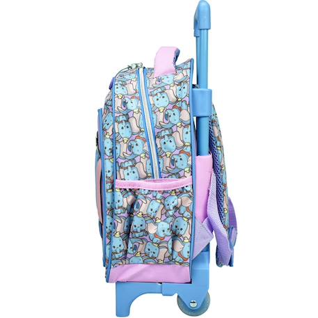 Sac à dos à roulettes maternelle fille - motif dumbo - be different Multicolore 2 - vertbaudet enfant 
