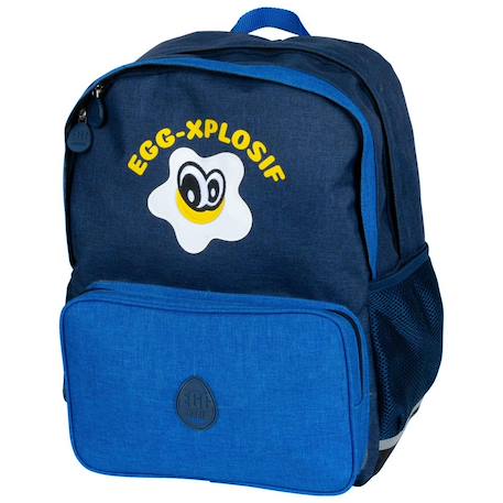 Garçon-Accessoires-Cartable, trousse-Sac à dos scolaire eggmania 40 cm à 2 compartiments zippés ddp