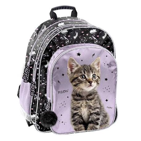 Sac à dos chat meow 38 cm - 2 cpt Multicolore 1 - vertbaudet enfant 