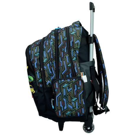 Sac à dos à roulettes scolaire hot wheels activate 46 cm Noir / bleu 4 - vertbaudet enfant 