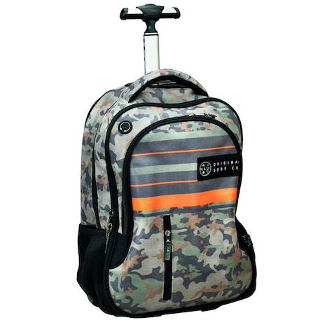 Fille-Accessoires-Cartable, trousse-Sac à dos à roulettes - résistant - maui military 48 cm