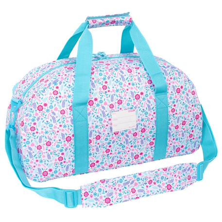 Sac de sport en tissu à imprimé floral Bleu / rose / clair / gris 3 - vertbaudet enfant 