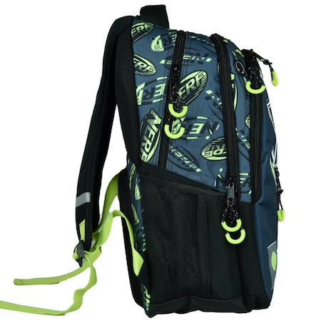 Sac à dos scolaire garçon 2 compartiments nerf xray 43 cm Bleu / vert 2 - vertbaudet enfant 
