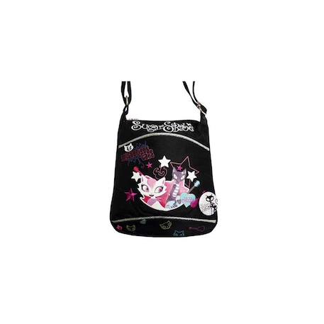 Sacoche sugar & babe noire Multicolore 1 - vertbaudet enfant 