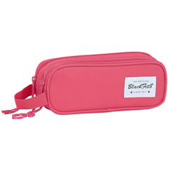 Jouet-Trousse fille rectangulaire 2 compartiments en toile rembourrée