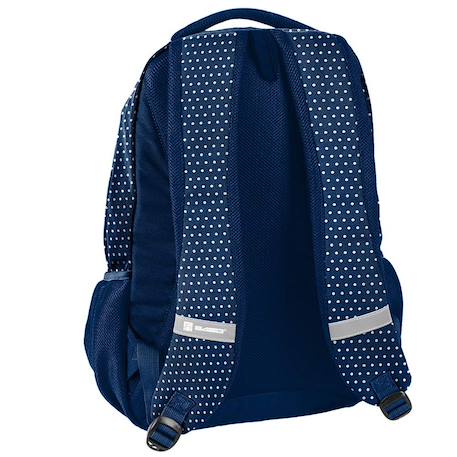 Sac à dos scolaire pois blancs 2 compartiments 43 x 31 x 19 cm Bleu 3 - vertbaudet enfant 