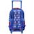 Sac à dos à roulettes garçon captain america avengers 3 compartiments 45 cm Bleu / rouge / blanc 2 - vertbaudet enfant 