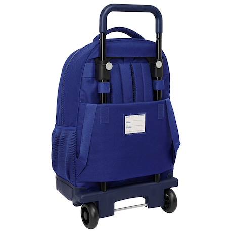 Trolley garçon avec sac à dos amovible fc barcelone ecusson 45 cm Bleu / rouge 3 - vertbaudet enfant 