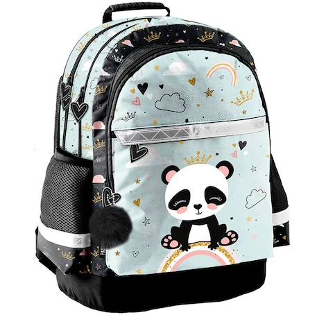Garçon-Accessoires-Cartable, trousse-Sac à dos panda happy days 41 cm - 2 cpt