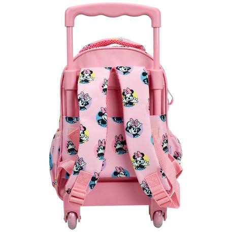 Sac à dos à roulettes fille - design minnie - disney Rose 3 - vertbaudet enfant 