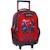 Trolley scolaire garçon spiderman 3 compartiments avec base plastique rigide 45 cm Noir / rouge / bleu 1 - vertbaudet enfant 