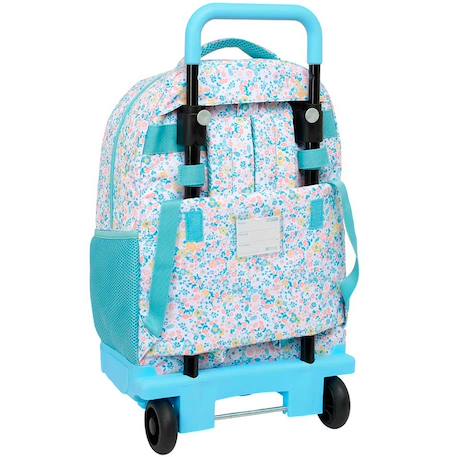 Sac à dos à roulettes moos fiori 45 cm trolley haut de gamme Multicolore 2 - vertbaudet enfant 