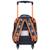 Sac à dos chariot maternelle bulldozer avec led à tapoter Noir / orange / clair / bleu 2 - vertbaudet enfant 