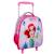 Sac chariot enfant avec poignée extensible la petite sirène – 2 compartiments Rose 1 - vertbaudet enfant 