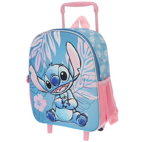 Sac à dos trolley 3d stitch - licence disney Bleu 1 - vertbaudet enfant 