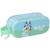 Trousse double compartiment 3d semi-rigide bluey 21 cm Bleu / vert 1 - vertbaudet enfant 