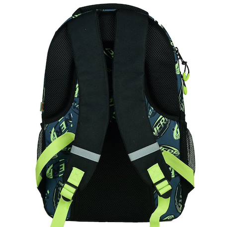 Sac à dos scolaire garçon 2 compartiments nerf xray 43 cm Bleu / vert 3 - vertbaudet enfant 