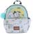 Sac à dos maternelle fille imprimé dalmatien toile Bleu / vert / clair / bleu 3 - vertbaudet enfant 