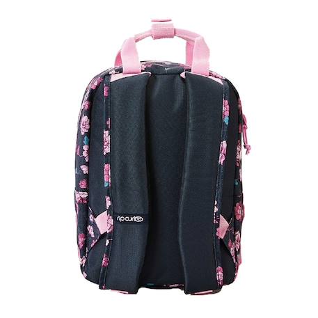 Sac à dos mini 9l à fleurs rip curl – bretelles rembourrées Bleu / rose / foncé / noir 2 - vertbaudet enfant 