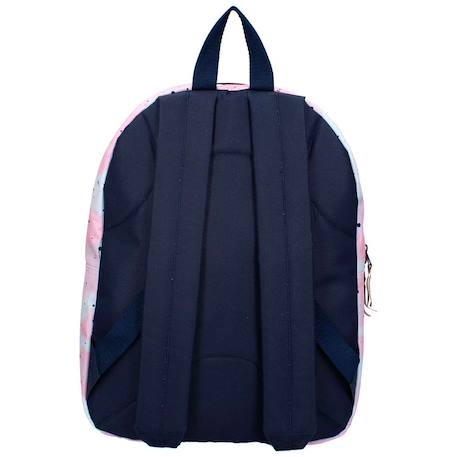 Sac à dos imprimé aquarelle en toile milky kiss Blanc / rose / clair / bleu 2 - vertbaudet enfant 