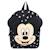 Sac à dos mickey mouse avec appliqué pu et motif pois Noir / blanc / gris 4 - vertbaudet enfant 