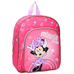 Sac à dos maternelle fille minnie i like smiles 29 cm  - vertbaudet enfant