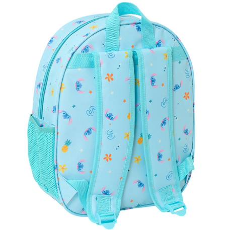 Sac à dos maternelle fille stitch aloha avec bretelles réglables 30 cm Bleu / multicolore 2 - vertbaudet enfant 