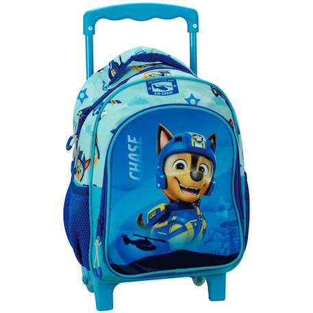 Garçon-Accessoires-Cartable, trousse-Sac à dos trolley maternelle chase de la pat patrouille 30 cm