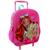 Sac à dos à roulettes fille - effet brillant 3d - barbie licence officielle Multicolore 1 - vertbaudet enfant 