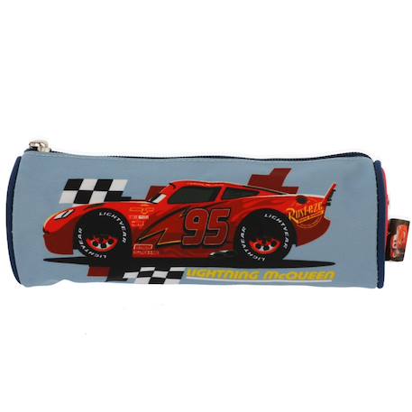Trousse ronde synthétique cars lightning mcqueen Bleu marine 4 - vertbaudet enfant 