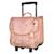 Cartable trolley scolaire galop imprimé chevaux stalla bianca 38 cm Rose pâle 1 - vertbaudet enfant 