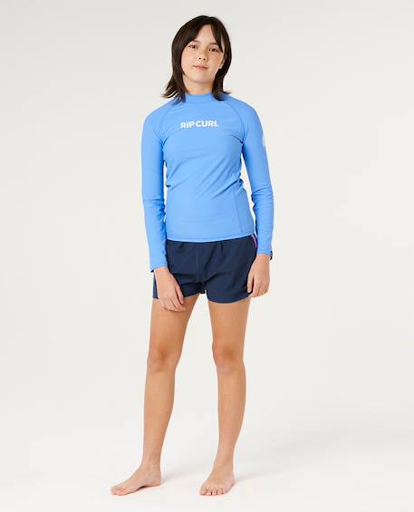 T-shirt anti-uv classic surf manches longues fille Cornflower blue 4 - vertbaudet enfant 