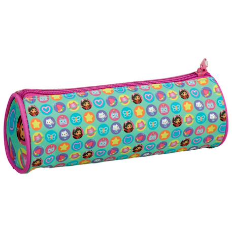 Trousse fille ronde gabbys dollhouse imprimé pastel en matière de qualité Blanc / rose 2 - vertbaudet enfant 