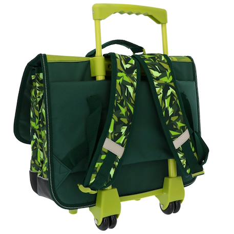 Cartable à roulettes garçon dinosaure roarr 41 cm - trolley scolaire enfant Vert 3 - vertbaudet enfant 
