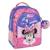 Sac à dos fille minnie hello besties en textile résistant Rose / noir / blanc / gris 1 - vertbaudet enfant 