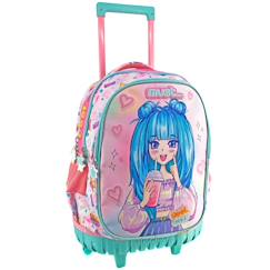 Sac à dos à roulettes cool girl must 45 cm trolley  - vertbaudet enfant
