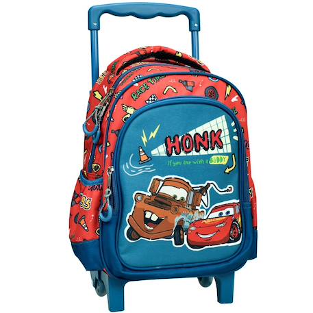 Garçon-Accessoires-Cartable, trousse-Sac à dos trolley cars en polyester imprimé
