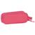 Trousse fille rectangulaire 2 compartiments en toile rembourrée Rose 3 - vertbaudet enfant 