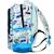 Sac à dos maternelle hot wheels en polyester imprimé flame runner Bleu / rose / clair / gris 3 - vertbaudet enfant 