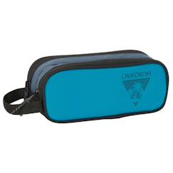 Trousse rectangulaire double compartiment blackfit8 california 21 cm  - vertbaudet enfant