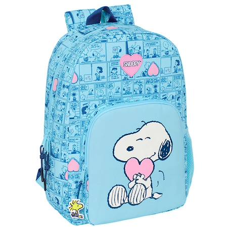 Fille-Accessoires-Sac à dos scolaire imprimé peanuts en textile snoopy