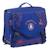 Cartable tissu imprimé cerises teo jasmin 38 cm Bleu / rouge 1 - vertbaudet enfant 