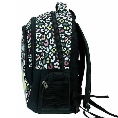 Cartable fille licorne back me up textile à paillettes Noir / multicolore / bleu 2 - vertbaudet enfant 