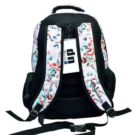 Sac à dos fille licorne magique 48 cm polyester - 2 compartiments à poches latérales Blanc / rose / clair / bleu 3 - vertbaudet enfant 