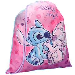 Sac à dos en cordon stitch hello cutie – stitch & angel  - vertbaudet enfant