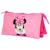 Trousse fille triple compartiment toile minnie mouse disney Rose 1 - vertbaudet enfant 