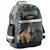 Sac à dos scolaire dinosaurs world avec 2 compartiments 42 cm Noir / vert 1 - vertbaudet enfant 